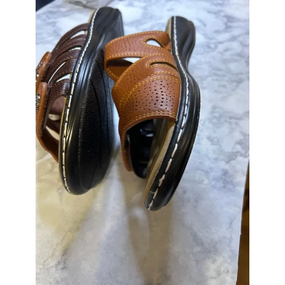Pierre Dumas Women's Brown Strappy Sandals
